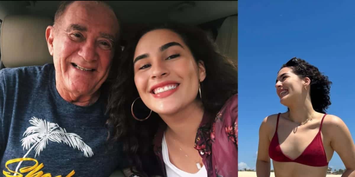 Filha de Renato Aragão pousa de fio-dental e impressiona o Brasil (Reprodução: Montagem TV Foco)