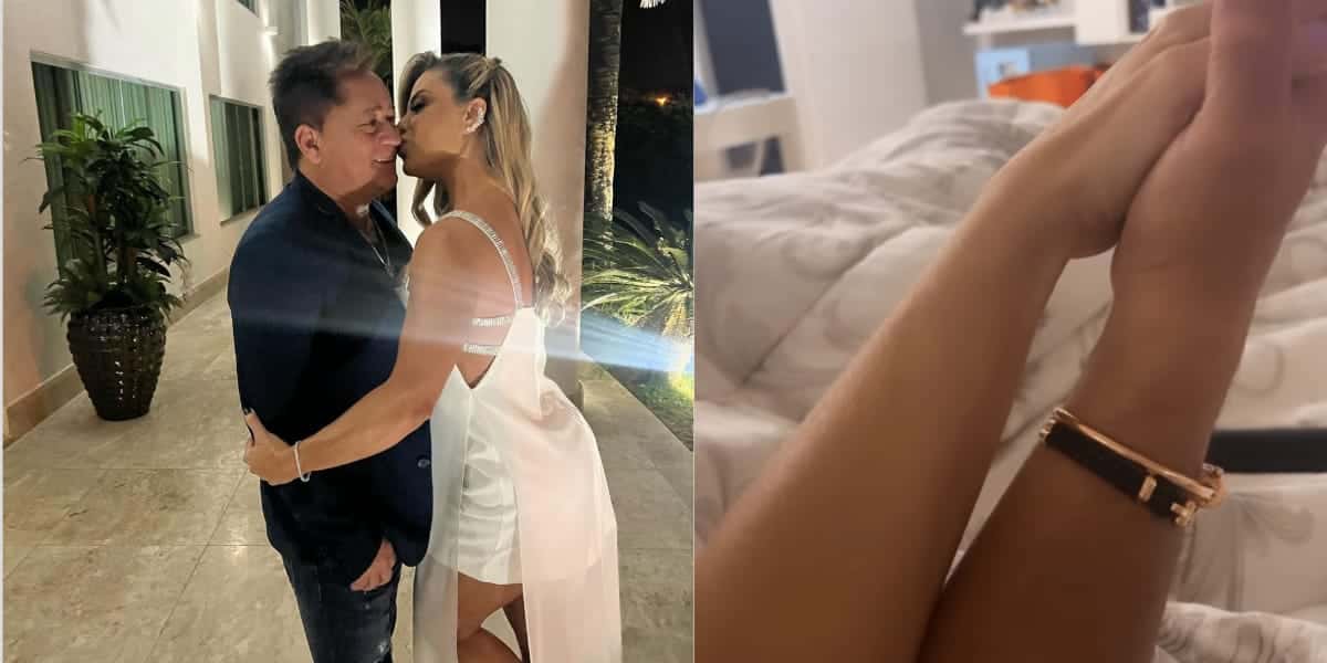 Poliana Rocha compartilha momento na cama com Leonardo e desabafa (Reprodução: Montagem TV Foco)