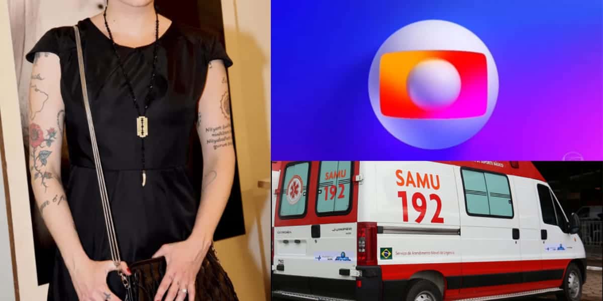 Atriz da Globo morreu após descuido em ambulância e crise de asma (Reprodução: Montagem TV Foco)