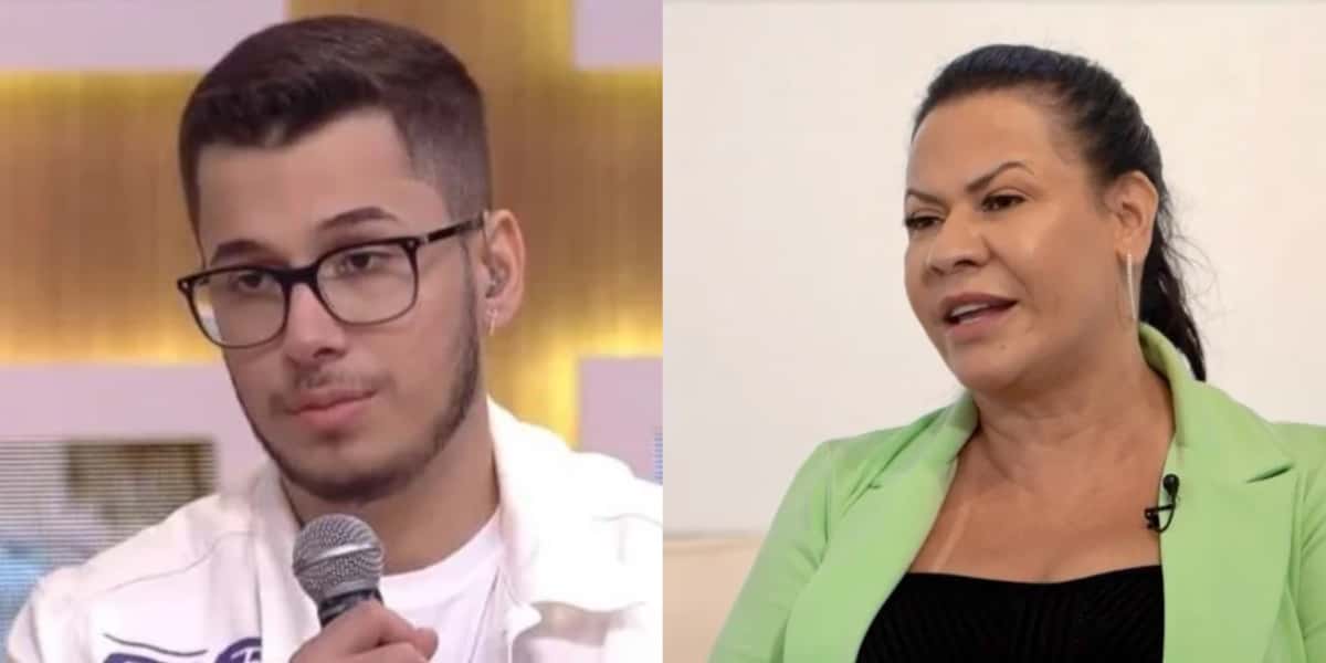 João Gustavo e a mãe, dona Ruth - Foto: Reprodução