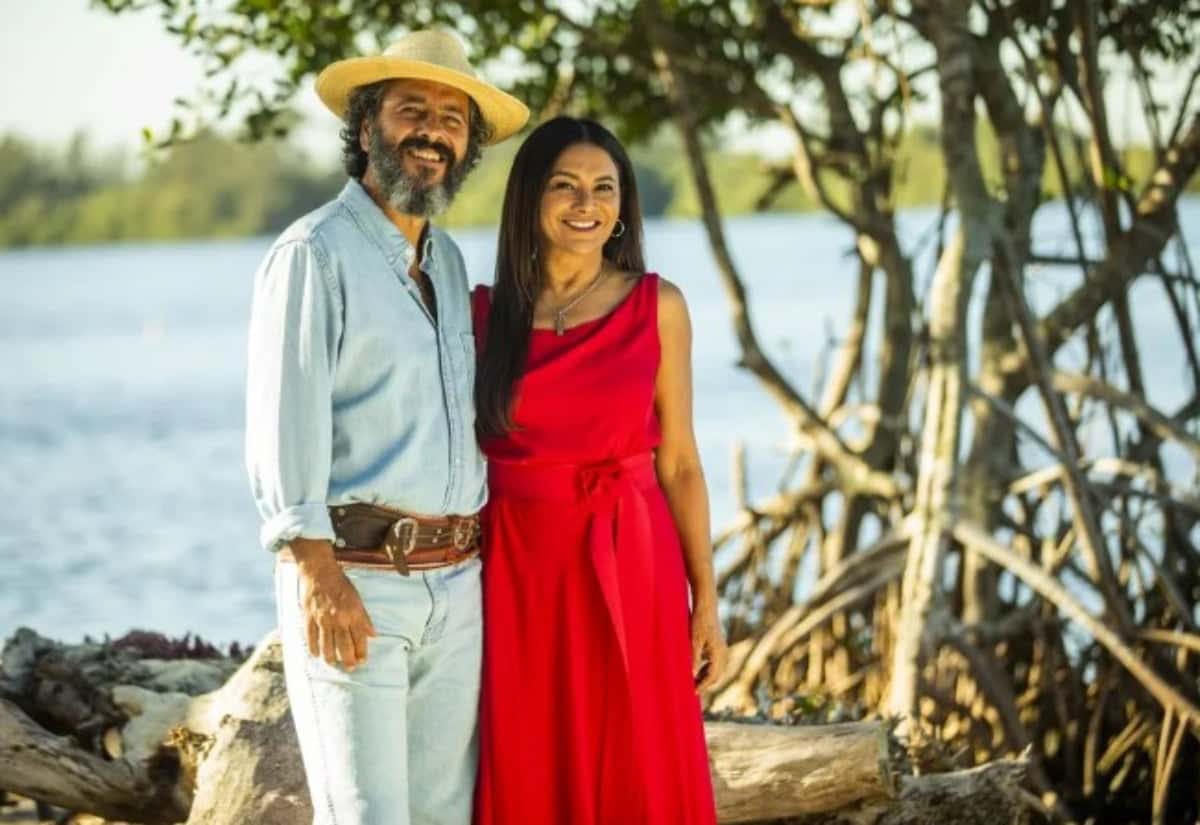 Pantanal - Antes de morrer, José Leôncio (Marcos Palmeira) vive momento especial ao lado da esposa: "Diacho, Filó" (Foto: Reprodução / Globo)