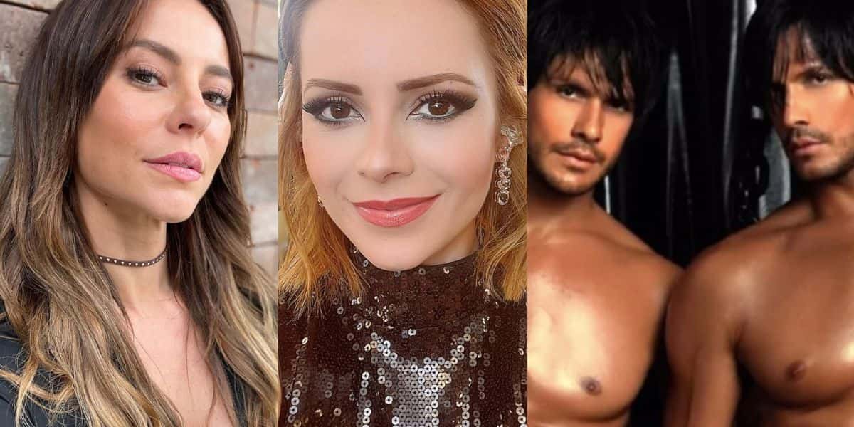 Paolla Oliveira, Sandy, Flávio e Gustavo (Reprodução)