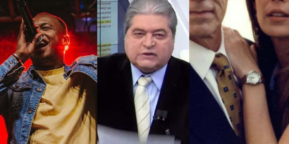 Thiaguinho, Datena e atriz recusou a beijar ator em novela (Reprodução)