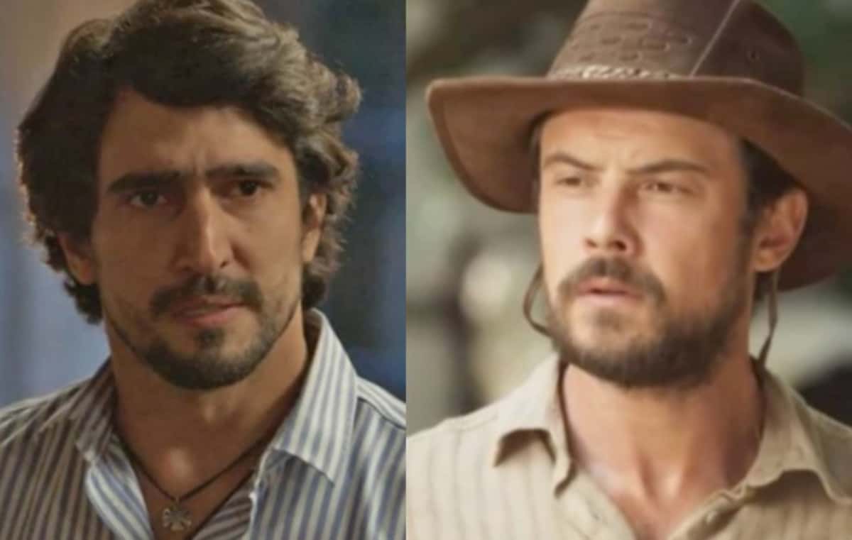 Mar do Sertão - Após ser "chutado" por Candoca (Isadora Cruz), Tertulinho (Renato Góes) enlouquece e encomenda a morte de Zé Paulino (Sérgio Guizé) (Foto: Reprodução / Globo)