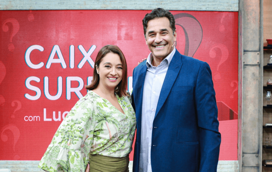 Luciano Szafir na Catia Fonseca