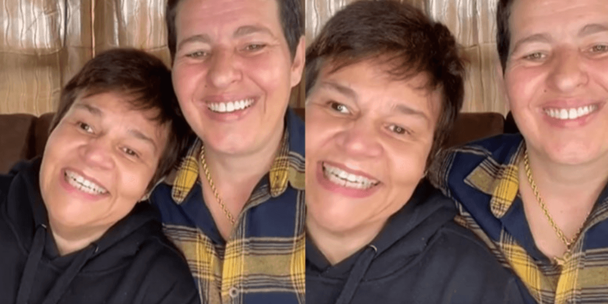 Claudia Rodrigues tranquiliza fãs por meio de um vídeo, com a namorada (Foto Reprodução/Montagem/Tv Foco)