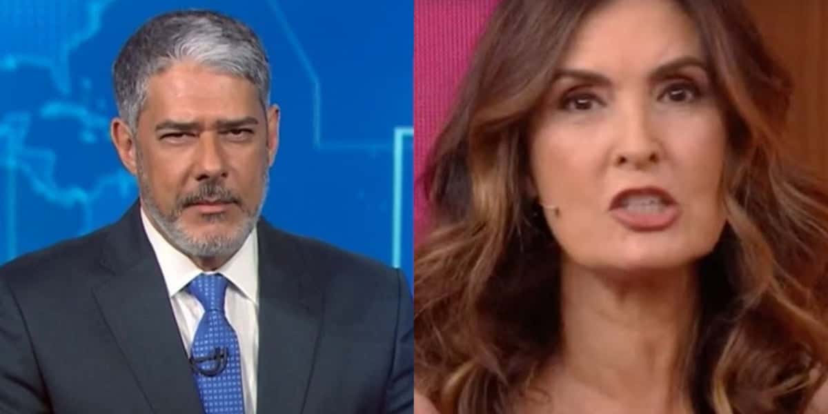 Bonner e Fátima Bernardes foram envolvidos em polêmica (Imagem: Montagem/TV Foco)