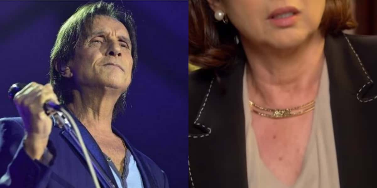 Myrian Rios é ex de Roberto Carlos (Foto: AgNews/Reprodução/SBT)