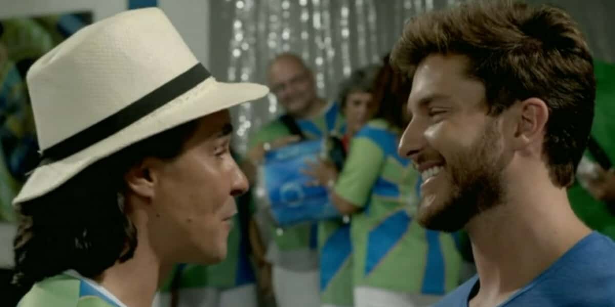 André Gonçalves e Klebber Toledo em "Império" (Foto: Reprodução/TV Globo)