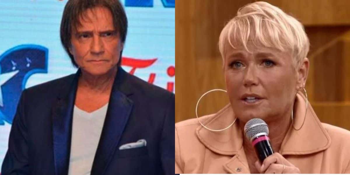 Xuxa não aceitou atitude de Roberto Carlos, entrou no carro e deixou rei "abandonado" no palco - Foto: Montagem