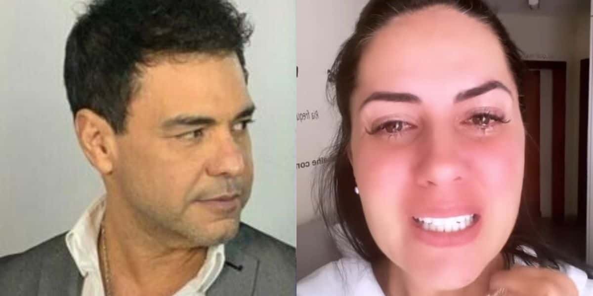 Noiva de Zezé Di Camargo surgiu abatida e esclareceu notícia de ter engravidado de outro - Foto: Reprodução