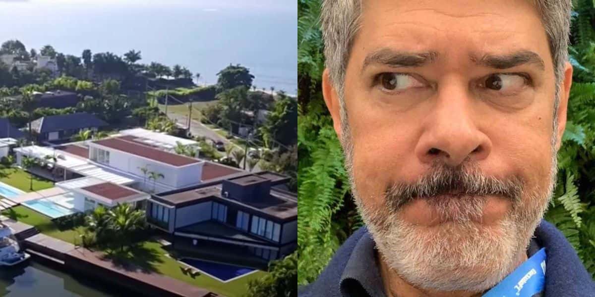 William Bonner mora em mansão luxuosa e vive vida tranquila (Reprodução)