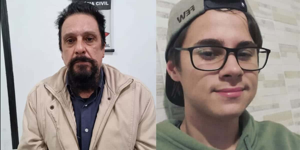 Paulo Cupertino, assassino de Rafael Miguel (Foto: Reprodução/Montagem/Tv Foco)