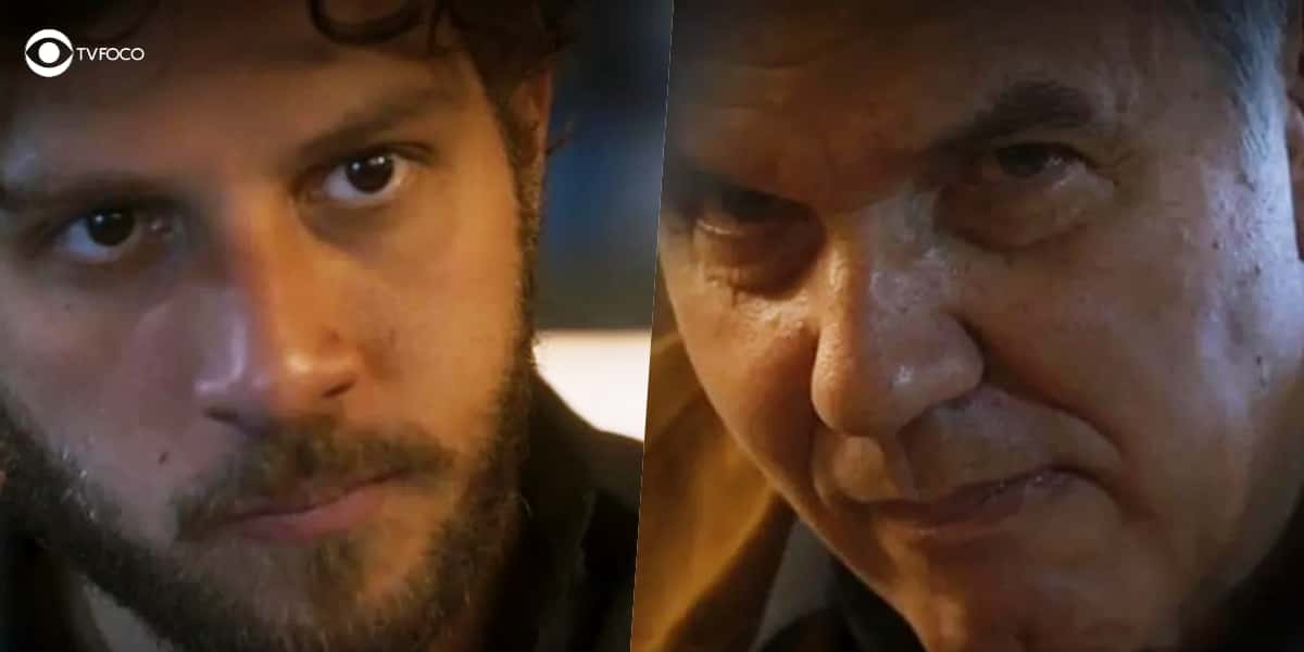 Guerra quer mais de Ari na novela Travessia (Foto: Reprodução/Globo/Colagem/Thais Teles)
