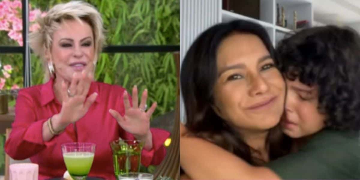 Ana Maria, Dira Paes e herdeiro (Reprodução)