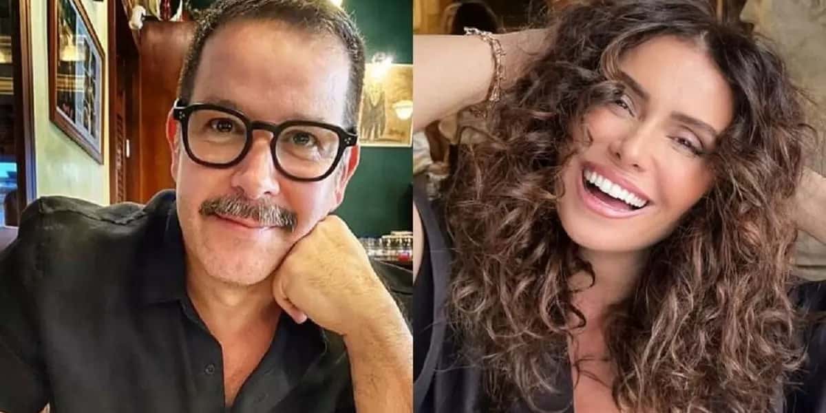 Giovanna Antonelli e Murilo Benício se dão super bem e até viajam todos juntos (Foto Reprodução/Montagem/Internet)