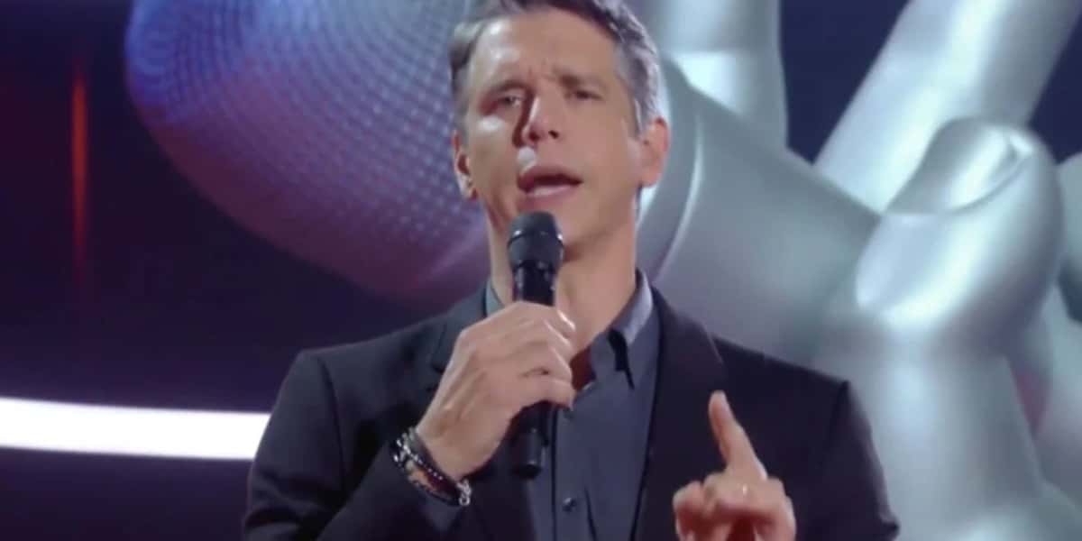 Márcio Garcia no "The Voice Kids" (Foto Reprodução/Globo)