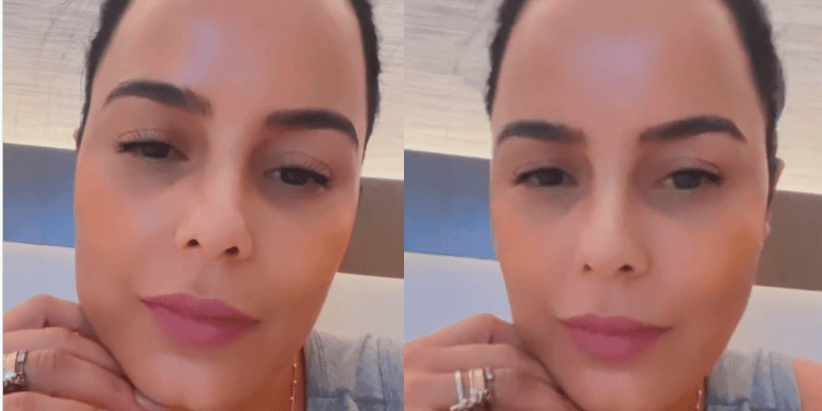 Luciele Camargo, esposa de Denílson, lamenta perda nas redes sociais (Foto: Reprodução)