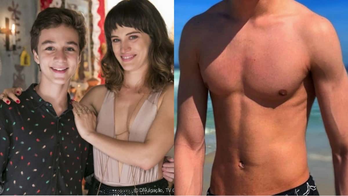 Vitor Figueiredo foi filho de Bianca Bin em novela e tem corpão hoje em dia (Reprodução)