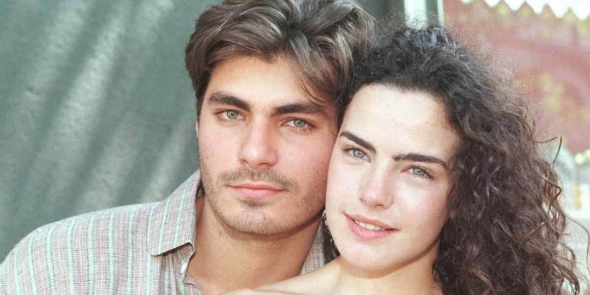 Thiago Lacerda e Ana Paula Arósio durante a novela Terra Nostra (Foto: Reprodução)