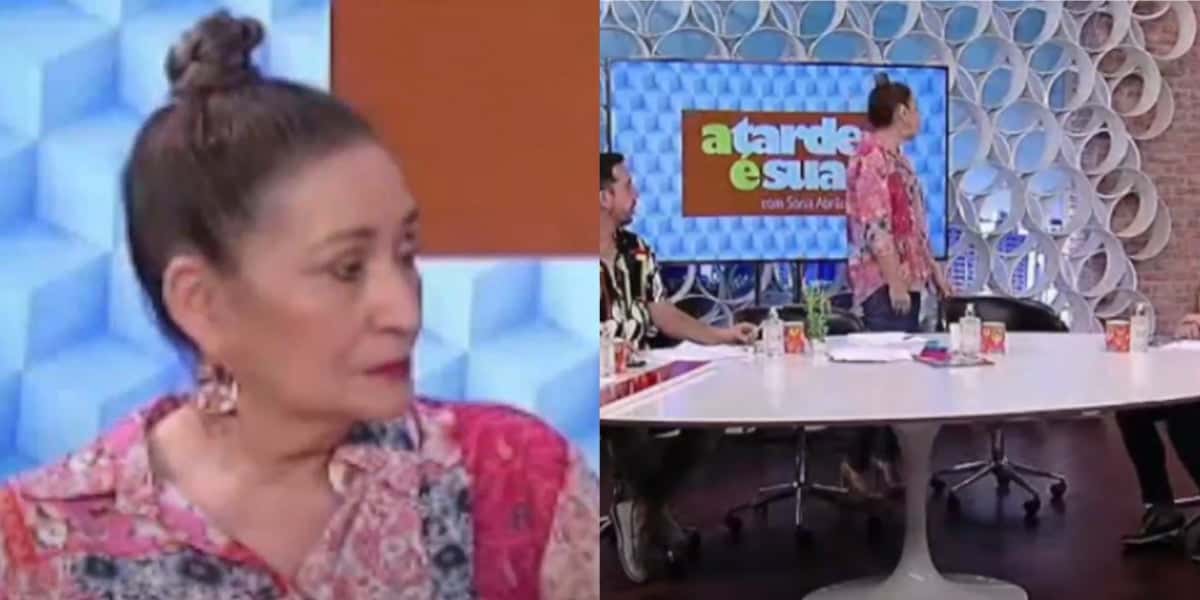 Sonia Abrão recebeu visita no "A Tarde é Sua" (Foto: Reprodução/RedeTV!)