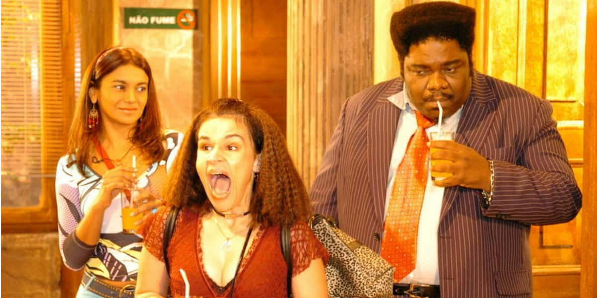 Dira Paes, Cláudia Rodrigues e Sérgio Loroza em "A Diarista" (Foto: Divulgação/TV Globo)