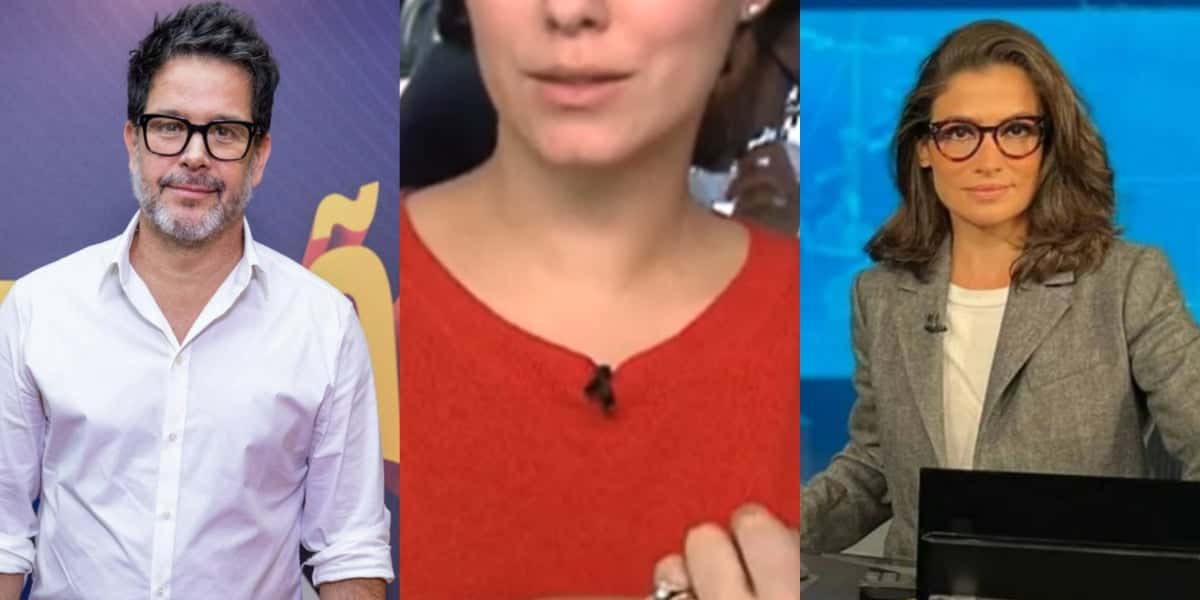 Namorada de Murilo Benício fez post sobre Renata Vasconcellos (Foto: Reprodução/TV Globo/Instagram)