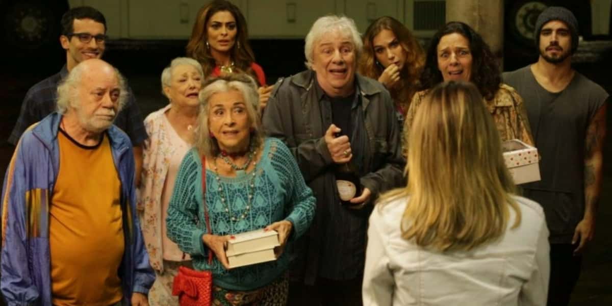 Marco Nanini em cena de "A Dona do Pedaço" (Foto: Reprodução/TV Globo)