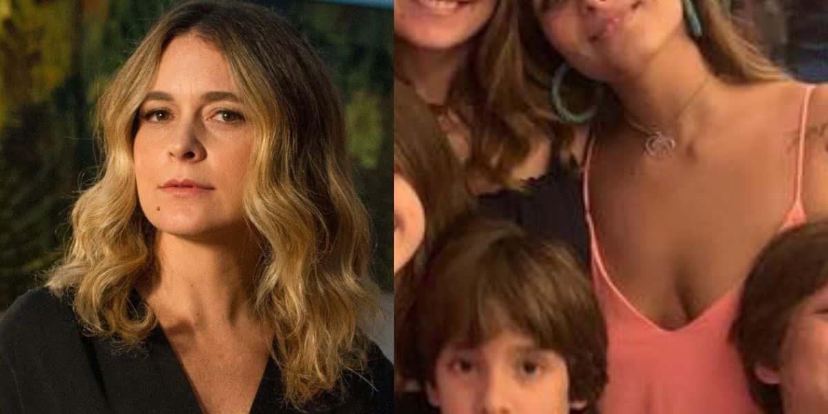 Claudia Abreu, discreta, é mãe de 4 filhos, e para muitos eles são as meninas e meninos mais lindos do Brasil - Reprodução