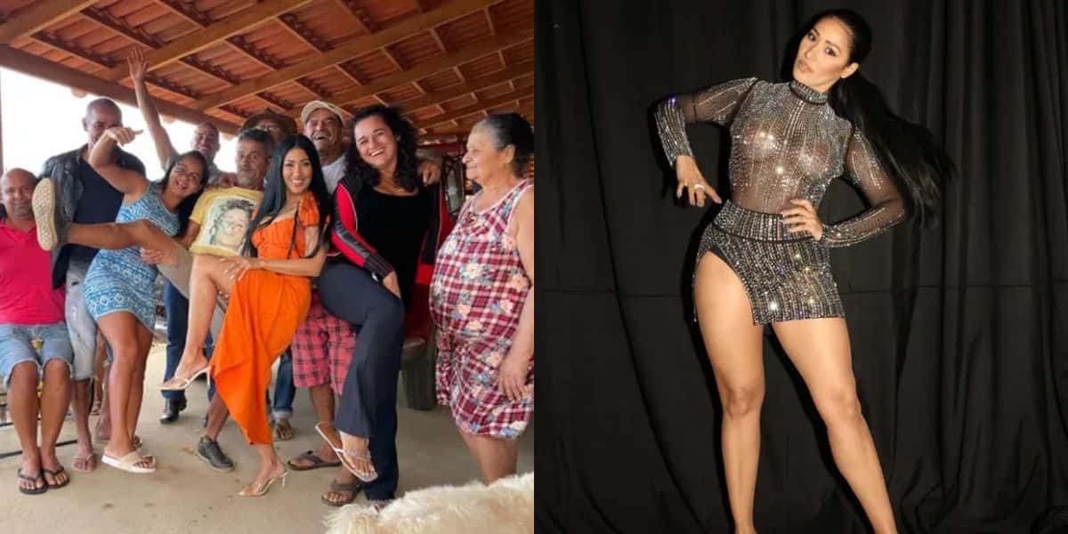 Simaria foi visitar sua família no interior da Bahia (Reprodução)