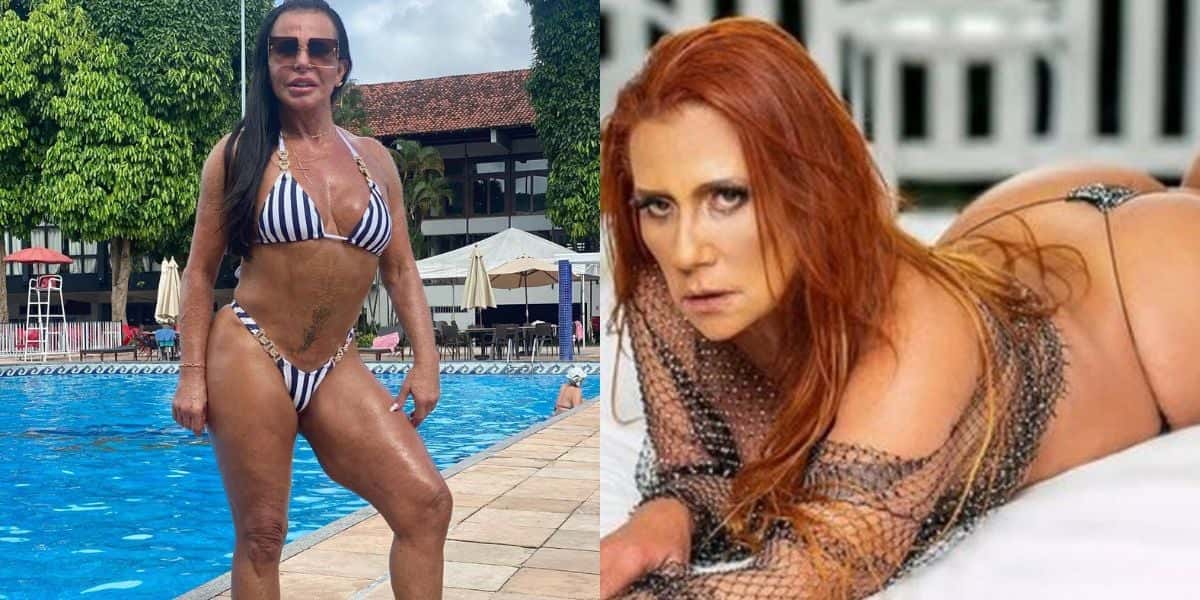Rita Cadillac foi pivô da separação de Gretchen (Reprodução)