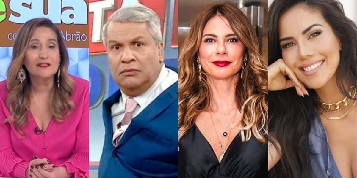 Sikera Junior, Daniela Albuqurque, Luciana Gimenez e Sonia Abrão são grandes nomes da RedeTV (Reprodução)