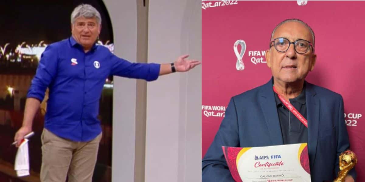 Cléber Machado desabafa, ao vivo, sobre indiferença e o que Galvão Bueno faturou: "Podiam mandar" (Foto: Reprodução)