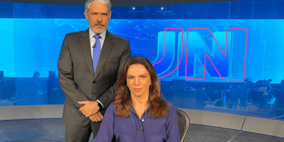 Bonner e Ana Paula Araújo (Foto: TV Globo)
