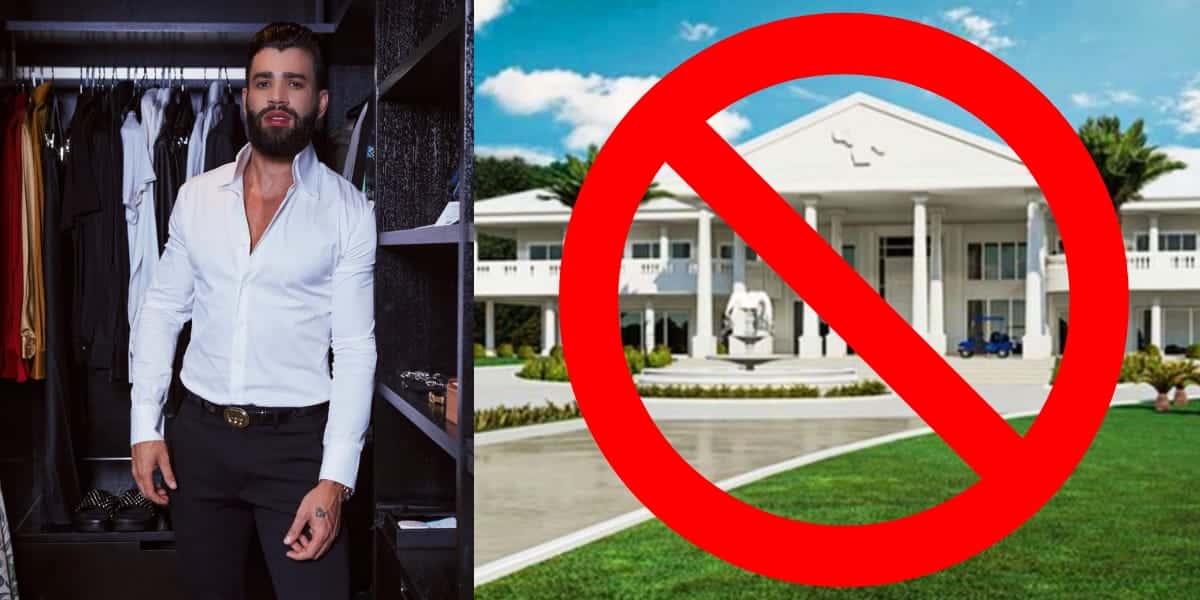 Gusttavo Lima gerou revolta ao proibir seus amigos de entrarem em casa (Reprodução: Montagem TV Foco)