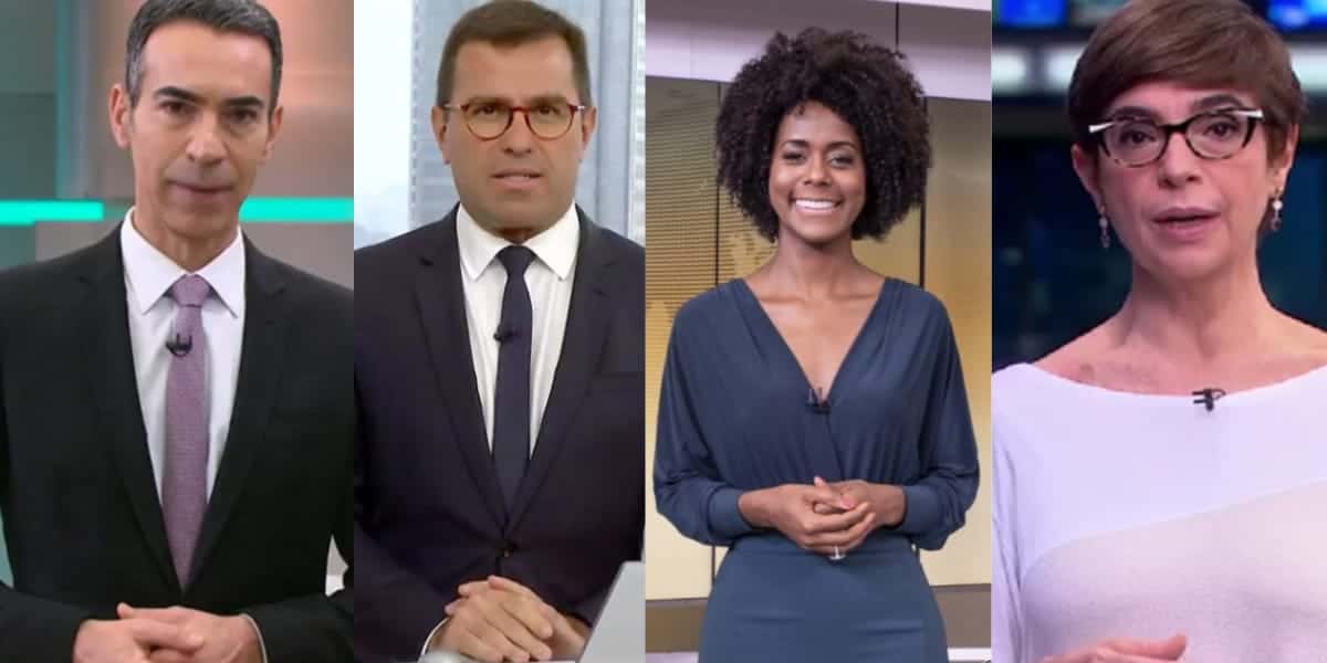 Bocardi, Tralli, Maju e Lo Prete, o salário dos jornalistas da Globo (Reprodução: Montagem TV Foco)