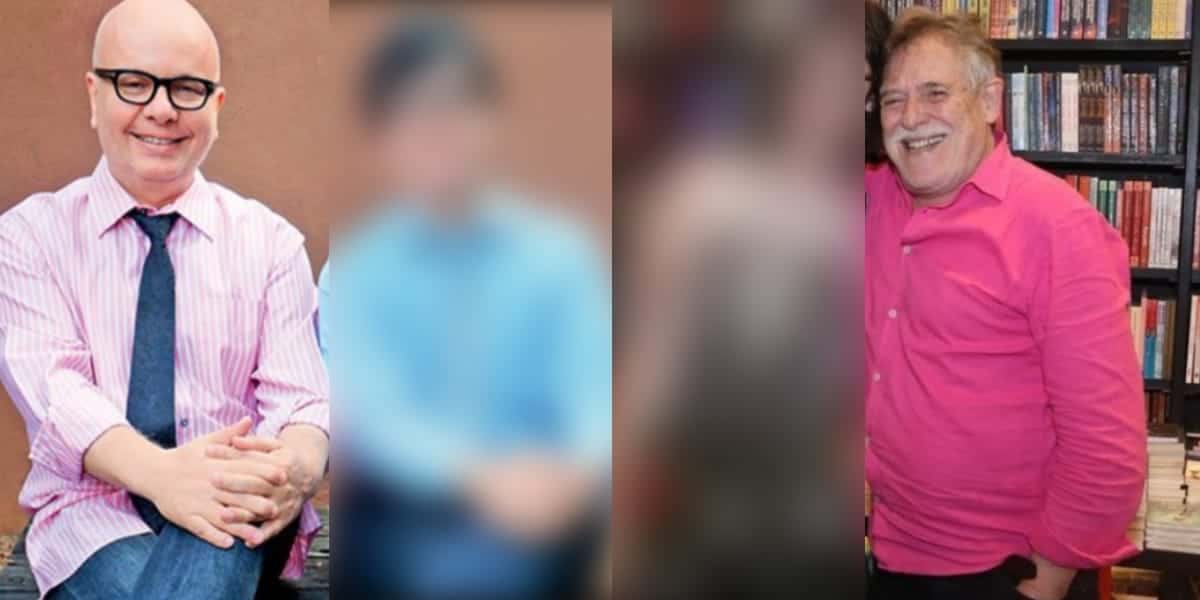 Marcelo Tas e José de Abreu têm filha e filho trans cada (Reprodução: Montagem TV Foco)