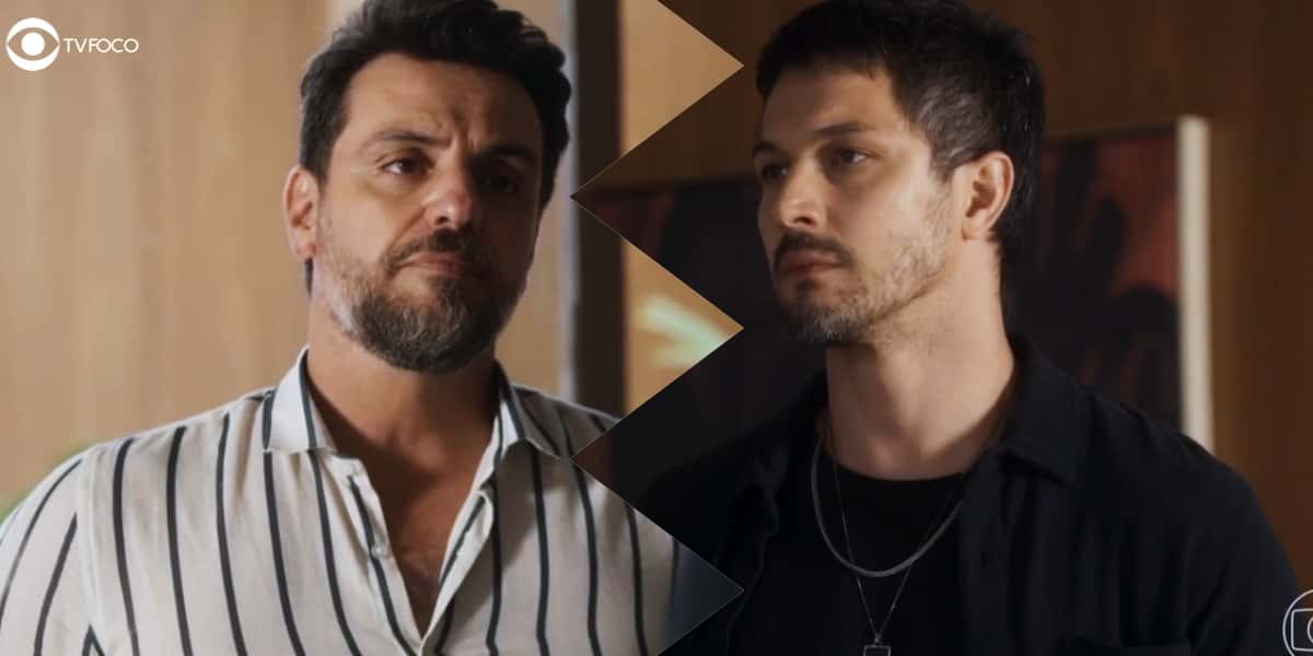 Moretti e Oto vão se enfrentar na novela Travessia (Foto: Reprodução/Globo/Colagem/Thais Teles)