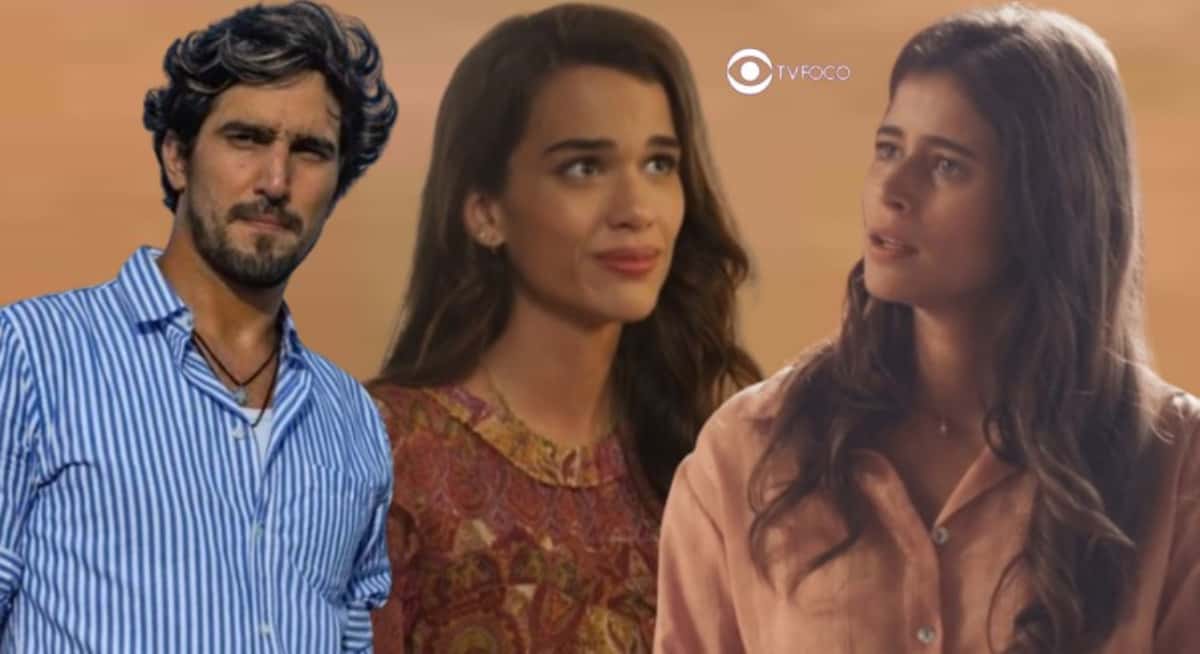 Mar do Sertão - Tertulinho faz pacto, Labibe não consegue perdoar e Candoca é assediada. Veja o resumo do capítulo de terça (08) (Foto: Reprodução / Globo / Montagem TV Foco)