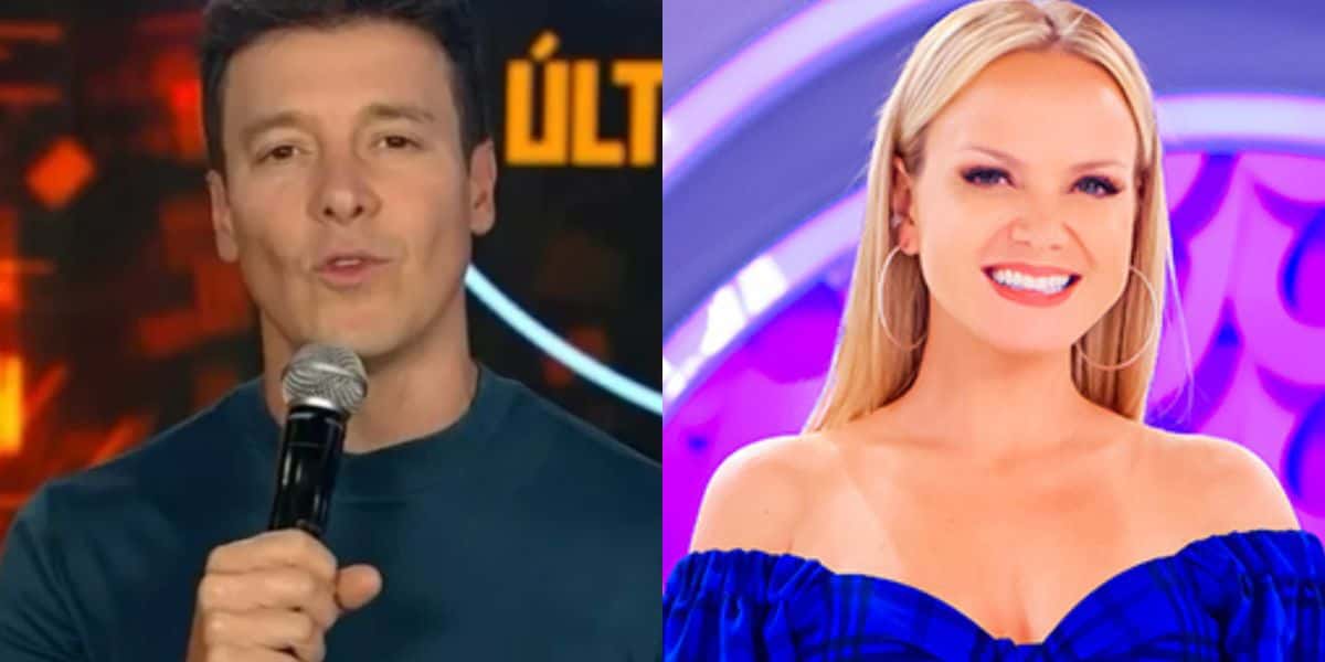 Rodrigo Faro e Eliana seguem na disputa por audiência nos domingos (Foto: Reprodução/ SBT/ Record)