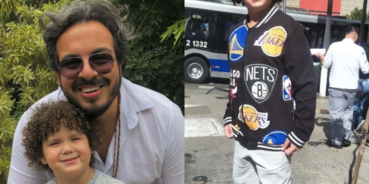 Davi Queiroz nos bastidores de Segundo Sol e atualmente (Reprodução/ Montagem)