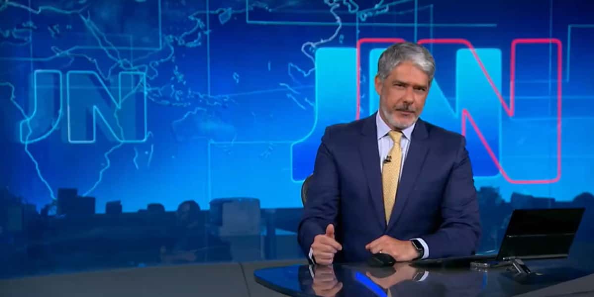 William Bonner no Jornal Nacional (Foto: Reprodução / TV Globo)