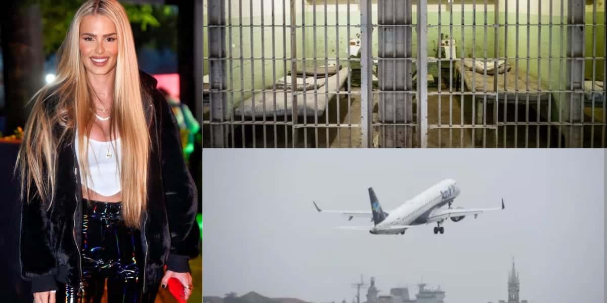 Famosa que acusou Yasmin Brunet de tr@fico humano é presa e será deportada do país (Reprodução: Montagem TV Foco)