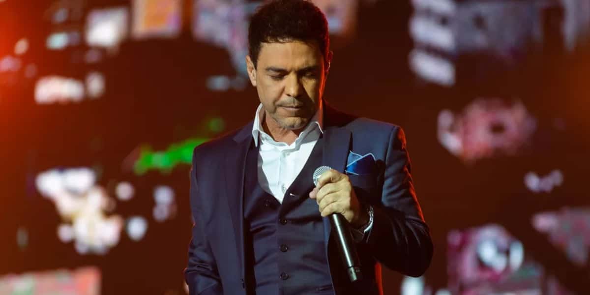 Zezé Di Camargo & Luciano em show Amigos em Barretos 2019 — Foto: Érico Andrade / G1