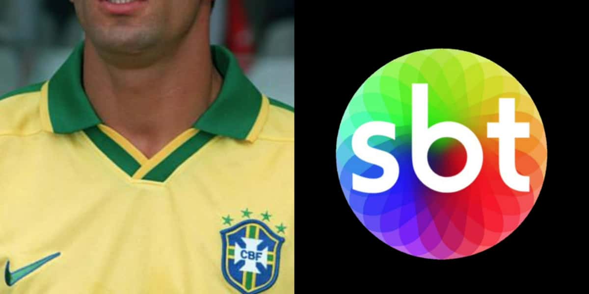 Jogador da seleção teria vivido romance com humorista (Foto: Reprodução/SBT)