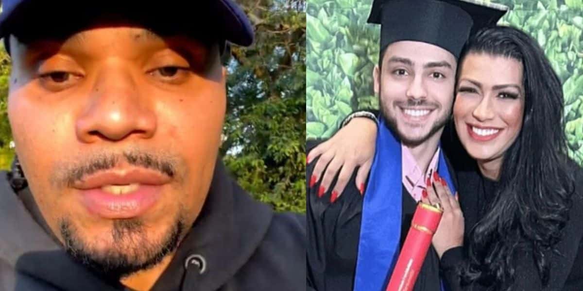 Filho de Moranguinho se irrita com Naldo e detona padrasto em público: "Ridículo um pai permitir" - Reprodução
