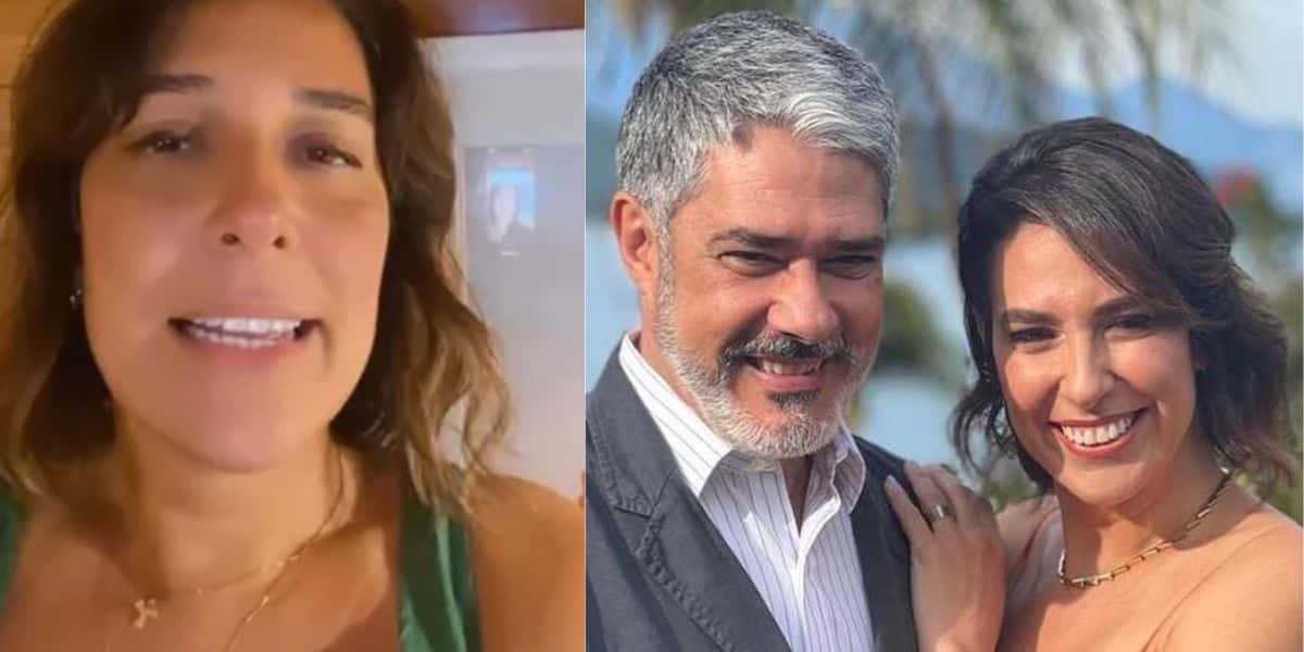 Natasha, esposa de William Bonner, confessa o que pediu à famosa da Globo: "Quem não chora não mama" - Foto Reprodução