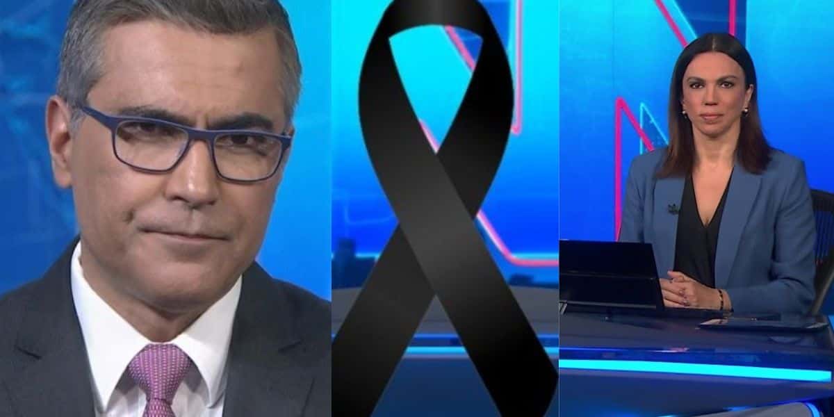Com Bonner e Renata fora, Ana Paula e Hélter encerram JN às escuras e em silêncio com luto: "Muito grande" - Foto Reprodução