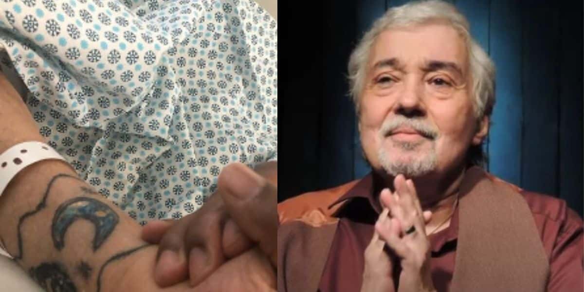 Amigo entrega última foto de Pedro Paulo Rangel em cama de hospital antes da morte: "Sem palavras" - Foto Reprodução