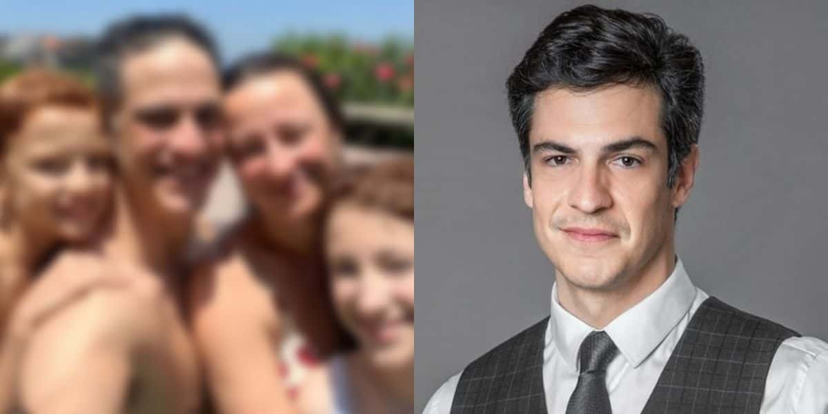 Matheus Solano e sua família (Reprodução)